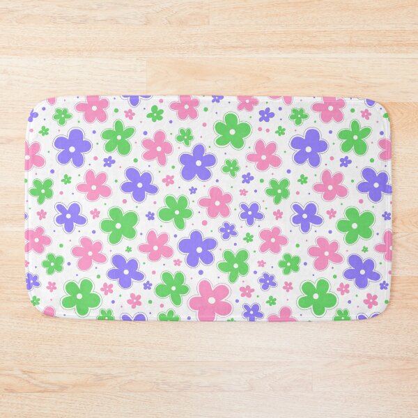 Item preview, Trigender Pride Flag Flowers Doodle Green designed and sold by JoyfulJen.
