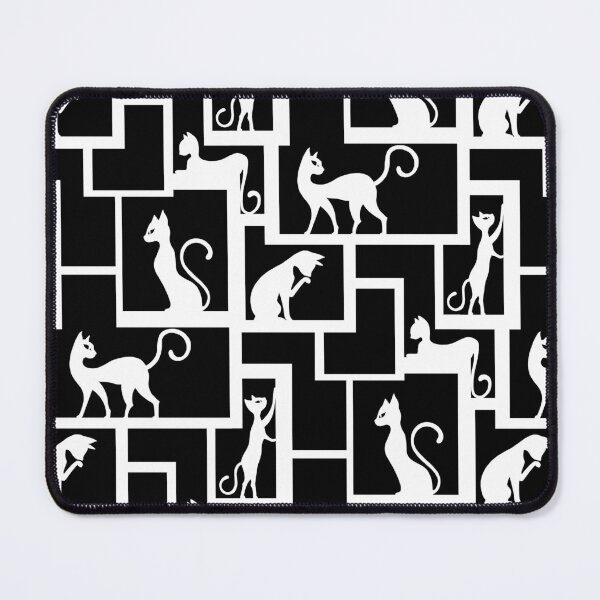 Item preview, Wall of Cats White and Black designed and sold by MauEnchantments.