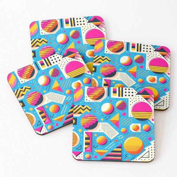 Item preview, Retro 80s Geometric Pattern Memphis Design Style designed and sold by chrisrivait.