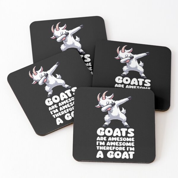 Item preview, Goats Are Awesome I'm Awesome Therefore I'm A Goat Pet Sheep designed and sold by Stick-Artistry.