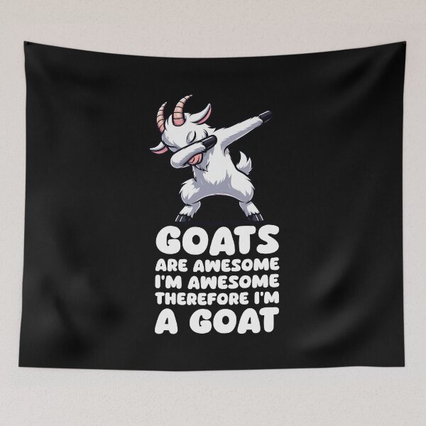Item preview, Goats Are Awesome I'm Awesome Therefore I'm A Goat Pet Sheep designed and sold by Stick-Artistry.