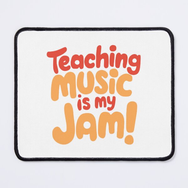 Item preview, Teaching Music Is My Jam! Elementary Music Teacher Red And Orange designed and sold by PMCreative.