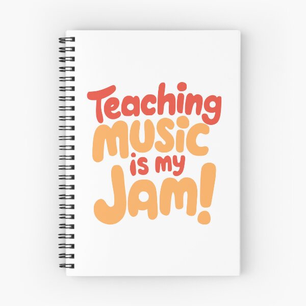 Item preview, Teaching Music Is My Jam! Elementary Music Teacher Red And Orange designed and sold by PMCreative.