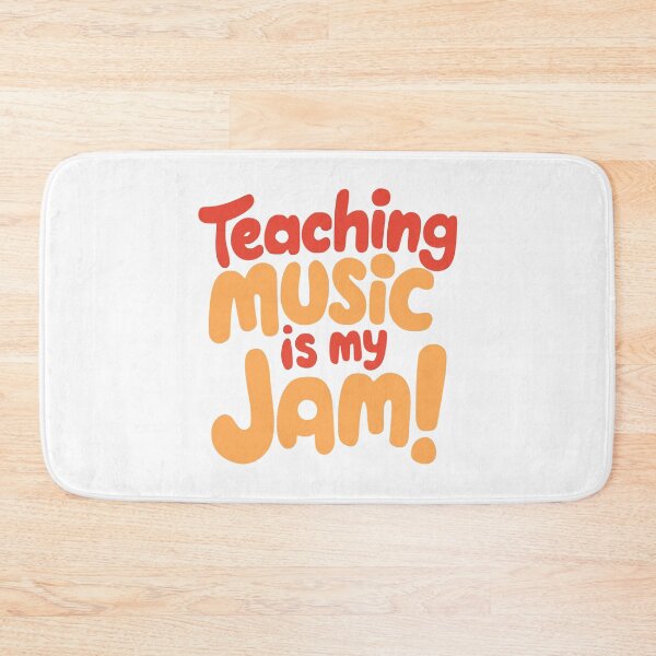 Item preview, Teaching Music Is My Jam! Elementary Music Teacher Red And Orange designed and sold by PMCreative.