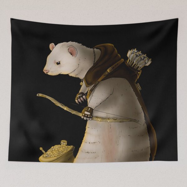 Item preview, Ferret of Conquest No BG designed and sold by NoSleepTooDeep.