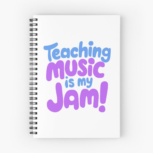 Item preview, Teaching Music Is My Jam! Elementary Music Teacher Blue And Purple designed and sold by PMCreative.