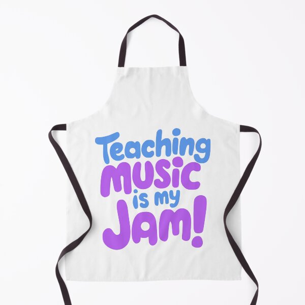 Item preview, Teaching Music Is My Jam! Elementary Music Teacher Blue And Purple designed and sold by PMCreative.