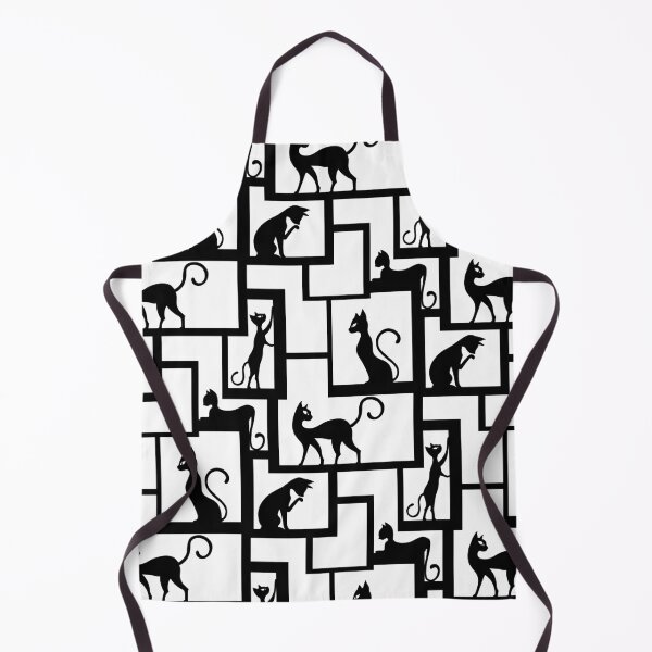 Item preview, Wall of Cats Black and White designed and sold by MauEnchantments.