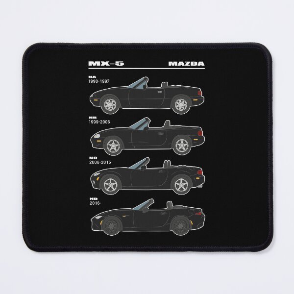 Item preview, Miata Generations Black Dark designed and sold by VonnArt.