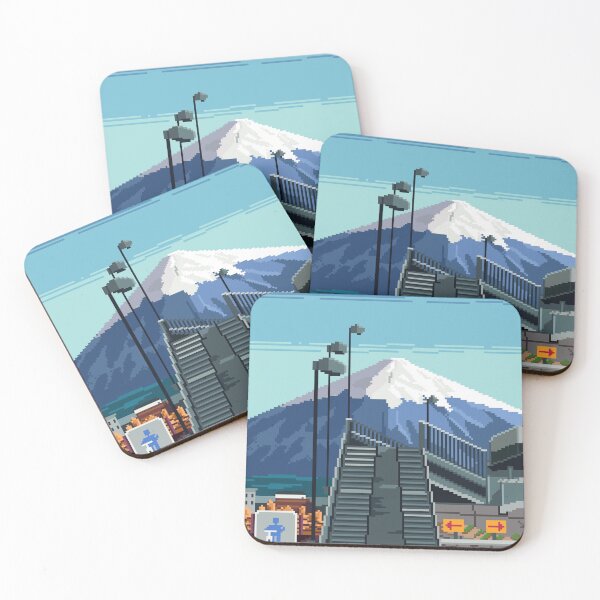 Item preview, Fuji mountain in tadehara designed and sold by Ekira Pop Pixel.