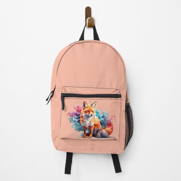 Item preview, a fox as a watercolor in a cloud of color designed and sold by Rose Design & Photos.
