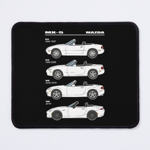 Item preview, Miata Generations White Dark designed and sold by VonnArt.