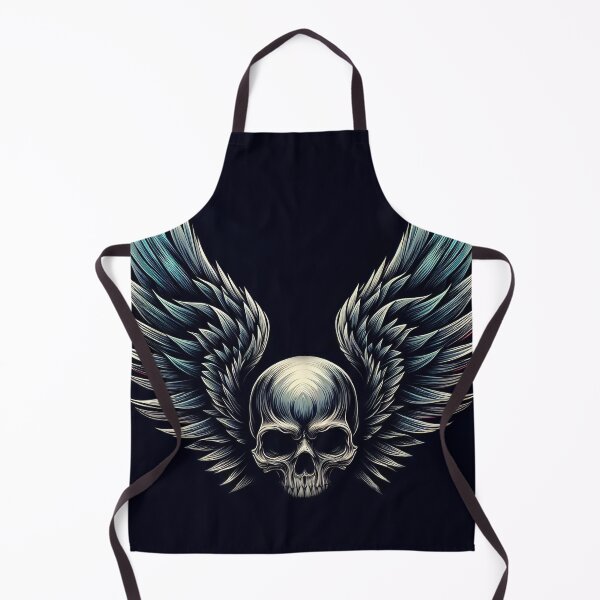 Item preview, Skull with wings designed and sold by hhh-art.
