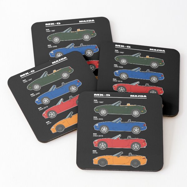 Item preview, Miata Generations Special Editions Dark designed and sold by VonnArt.