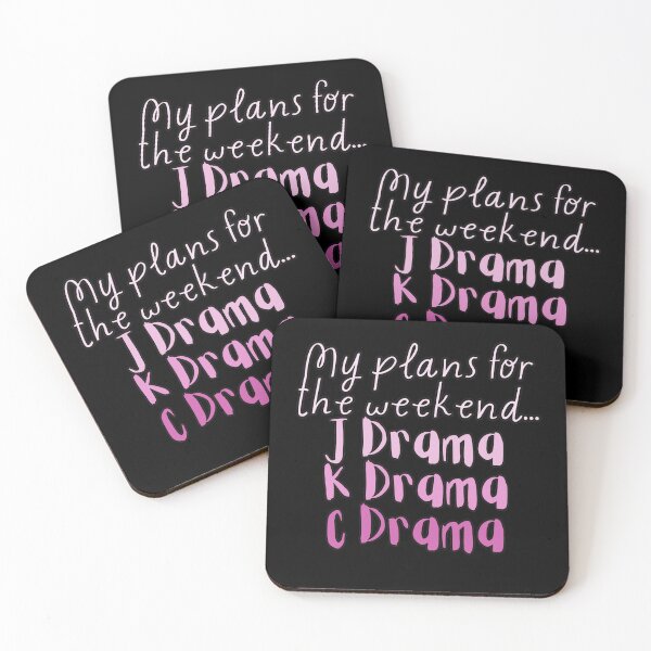 Item preview, My plans for the weekend... Jdrama Kdrama Cdrama designed and sold by HugSomeNettles.