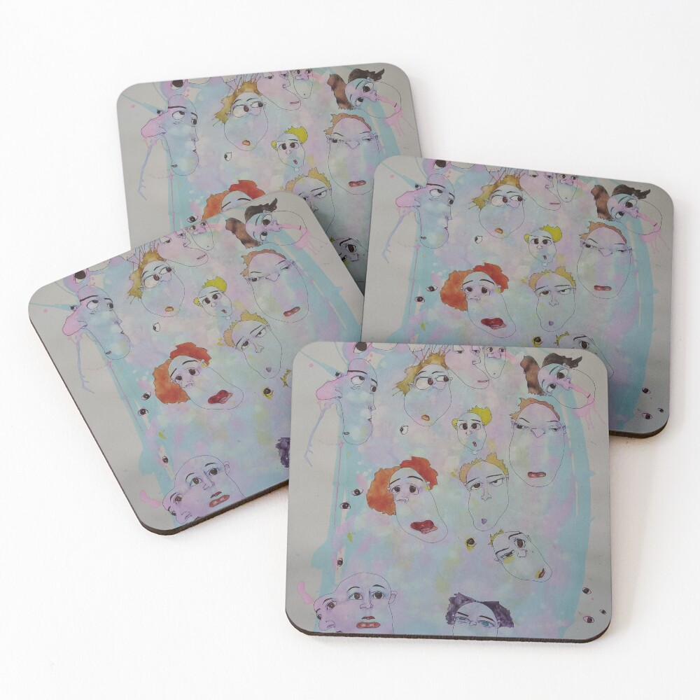 Item preview, Coasters (Set of 4) designed and sold by Rorschach68.