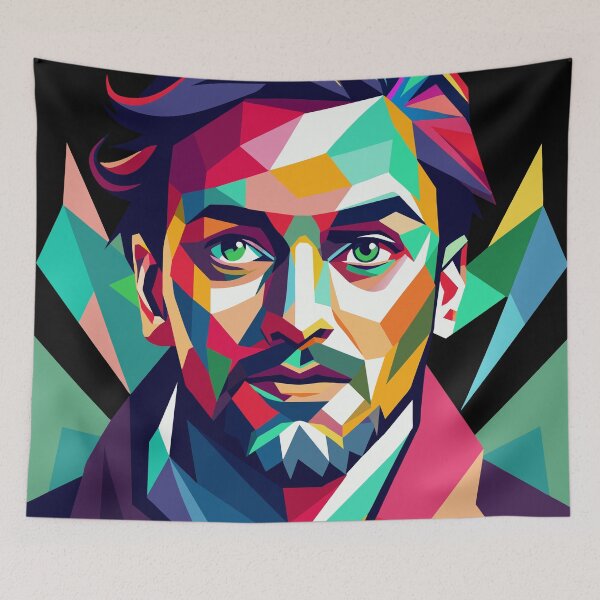 Item preview, Vibrant Abstract Man designed and sold by AbstractKolby.