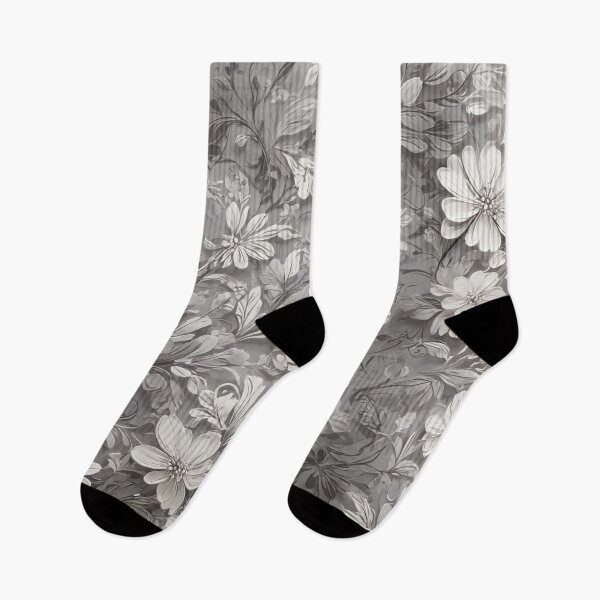 Item preview, Grey And White Floral designed and sold by Sadia  Jannat.