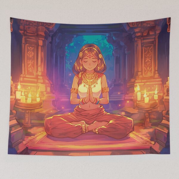 Item preview, inner peace with meditation, mindful yoga designed and sold by Mauswohn.