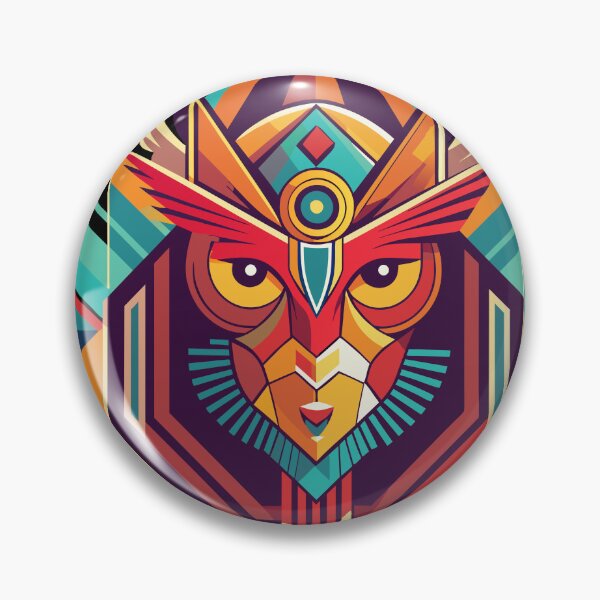 Item preview, Abstract Owl Guardian designed and sold by AbstractKolby.