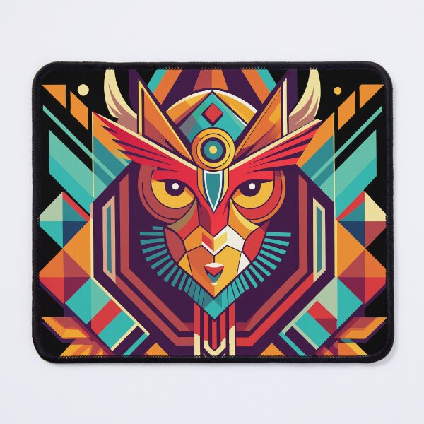 Item preview, Abstract Owl Guardian designed and sold by AbstractKolby.