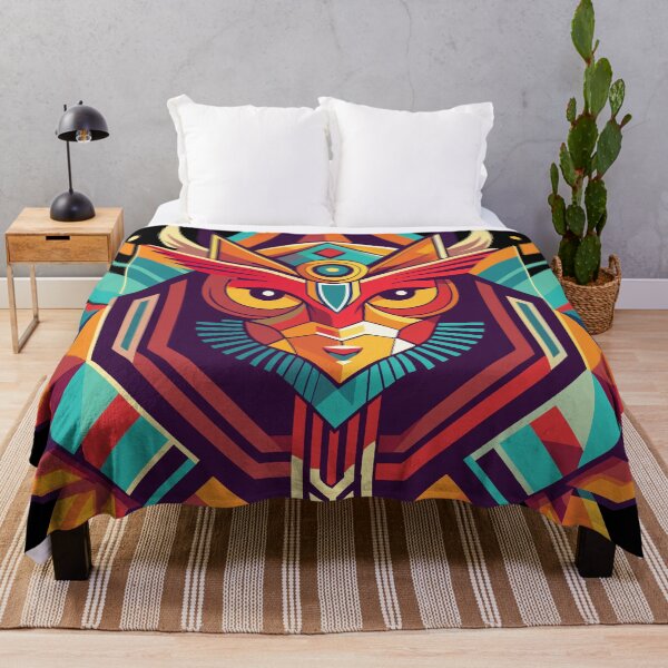 Item preview, Abstract Owl Guardian designed and sold by AbstractKolby.