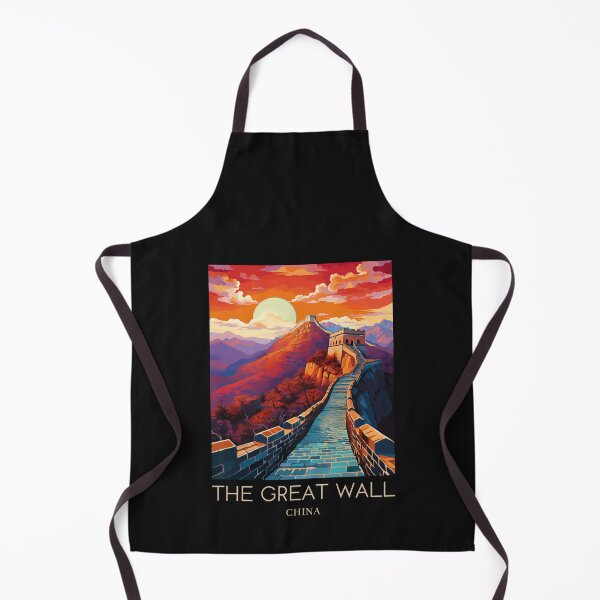 Item preview, A Pop Art Travel Print of the Great Wall of China designed and sold by StudioRedKoala.