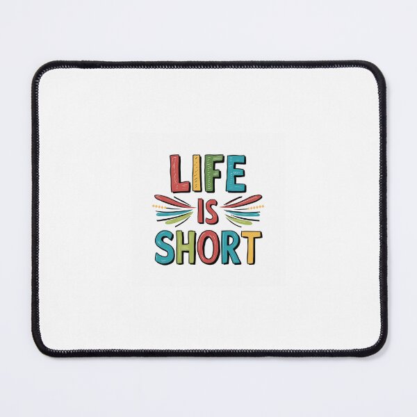 Item preview, life is short designed and sold by Abby-addy.