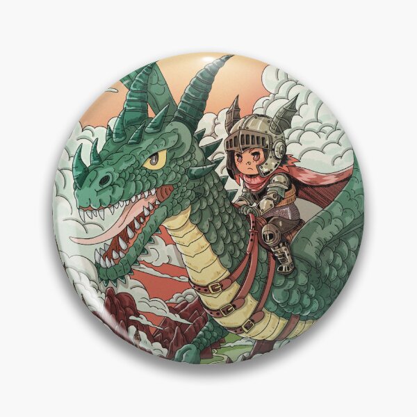 Artikelvorschau, Fantasy Ritter Mädchen Drache entworfen und verkauft von Pone6.