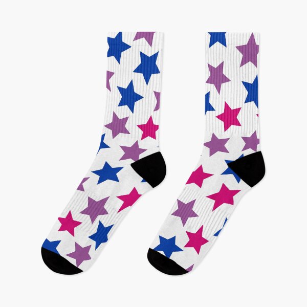Item preview, Bi Bisexual Pride Stars Pink Blue Purple designed and sold by JoyfulJen.