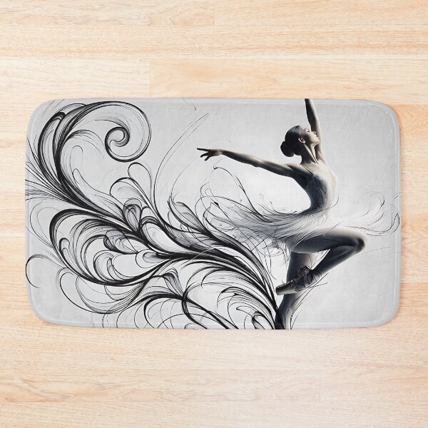 Item preview, Ballerina in calligraphy style designed and sold by bernhagen.