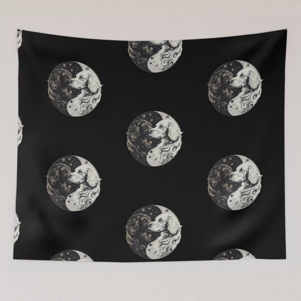 Item preview, Yingyang English Setter  designed and sold by Vibe Unique.