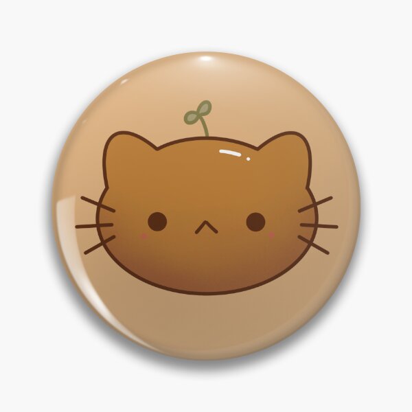 Item preview, Sprout Cat Pin designed and sold by Kuticor.