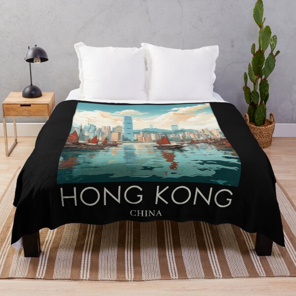 Item preview, A Pop Art Travel Print of Hong Kong - China designed and sold by StudioRedKoala.