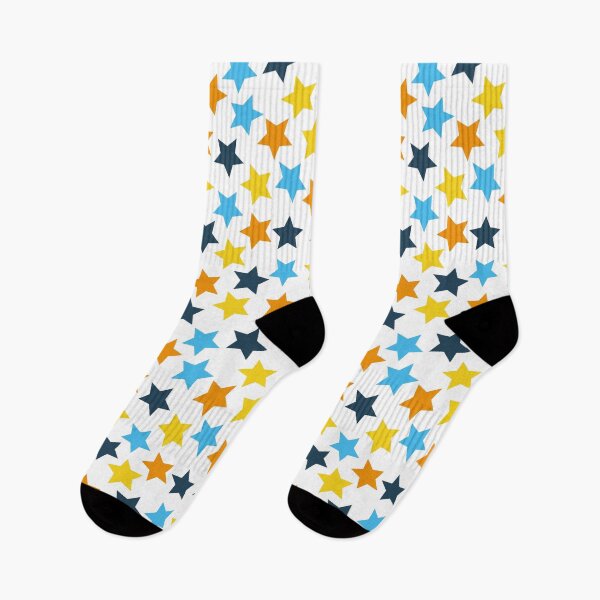 Item preview, AroAce Pride Stars Orange Yellow Blue designed and sold by JoyfulJen.