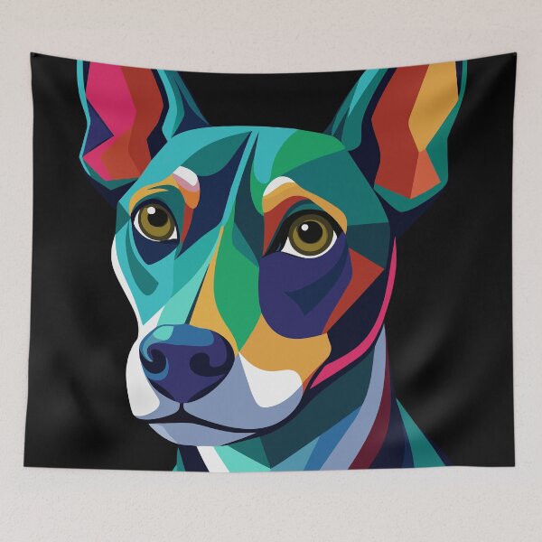Item preview, Vibrant Canine Portrait designed and sold by AbstractKolby.