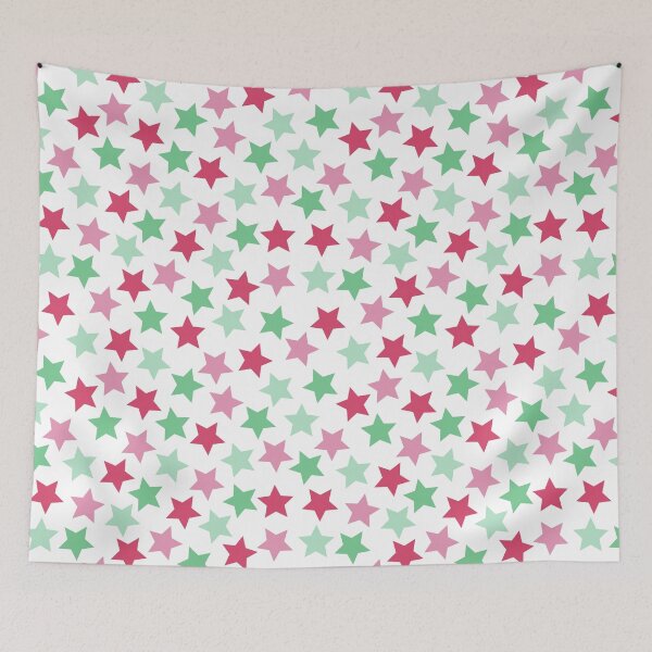 Item preview, Abrosexual Pride Stars Pink Green designed and sold by JoyfulJen.