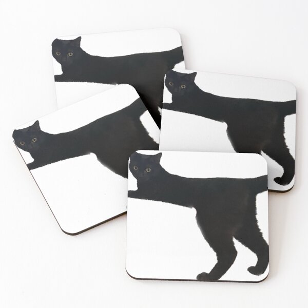 Item preview, Black cat posing designed and sold by observation.