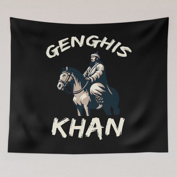 Item preview, Genghis Khan Mongolian Conqueror Mongol History designed and sold by Agema Apparel.