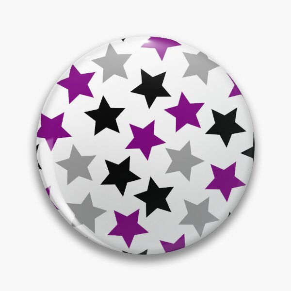 Item preview, Ace Pride Stars Purple Gray Black White designed and sold by JoyfulJen.