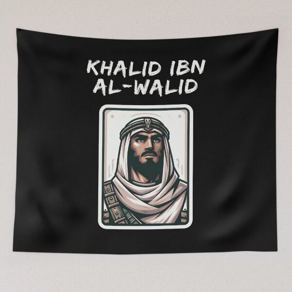 Item preview, Khalid ibn al-Walid Arab General Medieval History designed and sold by Agema Apparel.