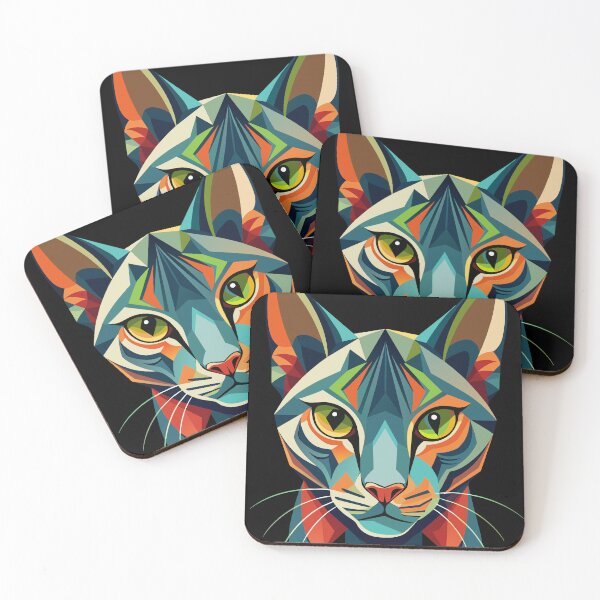 Item preview, Vivid Feline Art designed and sold by AbstractKolby.