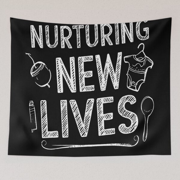 Item preview, Midwife Nurse Doula Nurturing New Lives  designed and sold by KitonicTees.