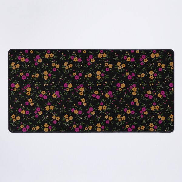Item preview, Black and Floral Ditsy Pattern designed and sold by asbno19.