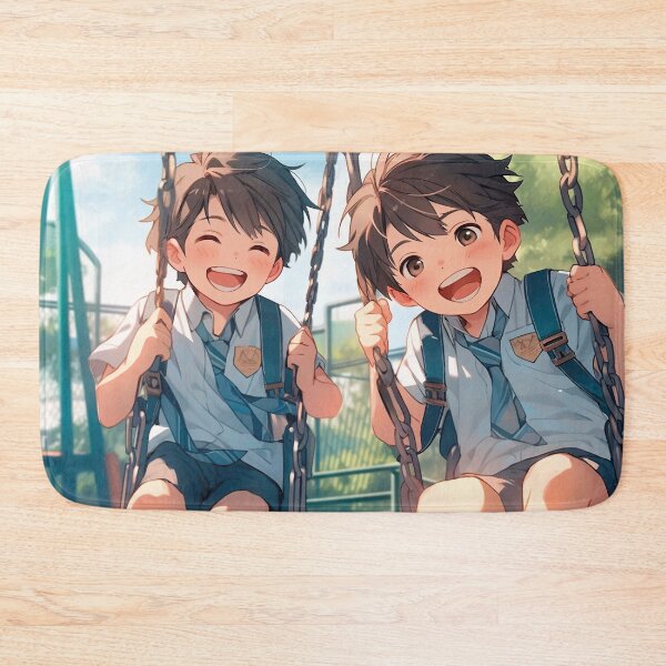 Item preview, Children swinging, anime illustration designed and sold by Mauswohn.