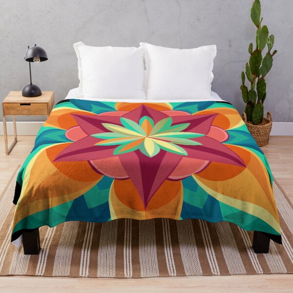 Item preview, Geometric Floral Burst designed and sold by AbstractKolby.