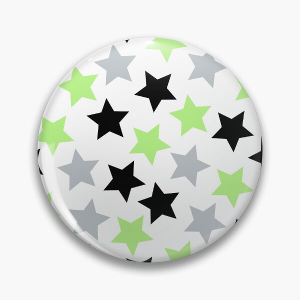 Item preview, Agender Pride Stars Green Grey Black White designed and sold by JoyfulJen.