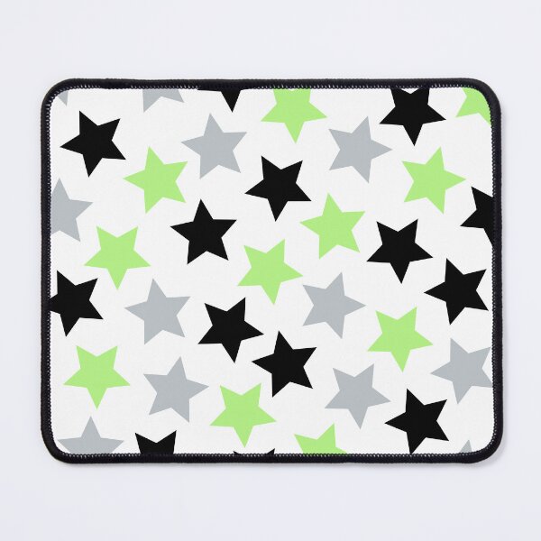 Item preview, Agender Pride Stars Green Grey Black White designed and sold by JoyfulJen.