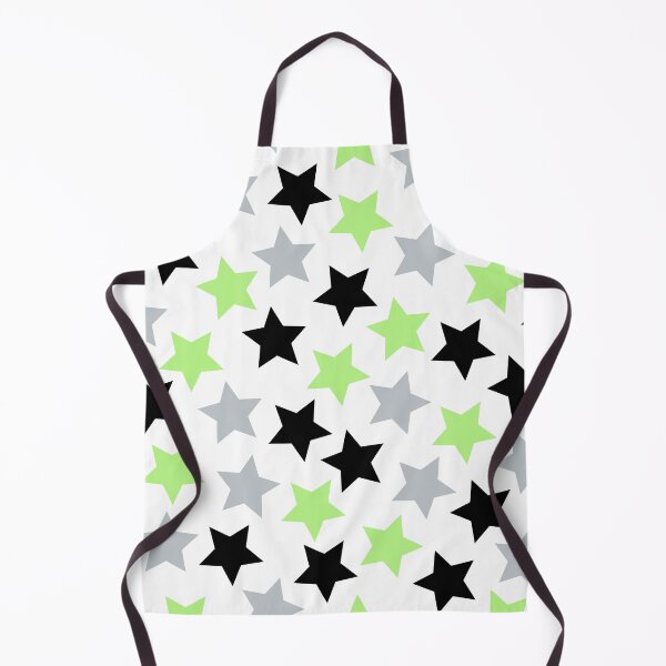 Item preview, Agender Pride Stars Green Grey Black White designed and sold by JoyfulJen.