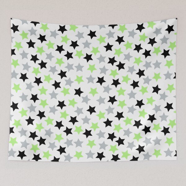 Item preview, Agender Pride Stars Green Grey Black White designed and sold by JoyfulJen.